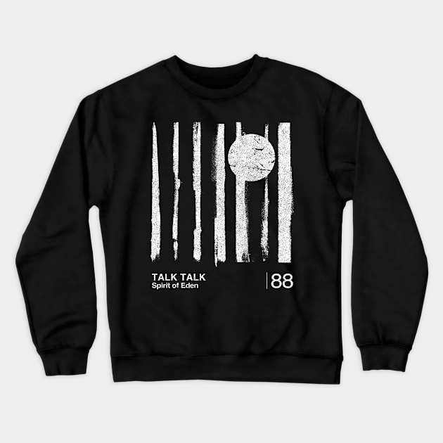 Talk Talk  / Minimalist Graphic Artwork Design Crewneck Sweatshirt by saudade